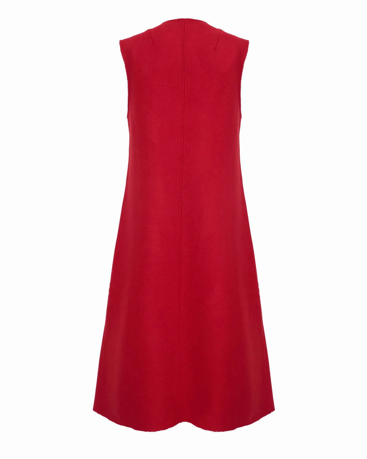 ARCHER IN DOUBLE FACE WOOL CASHMERE-MIX - Red/Camel