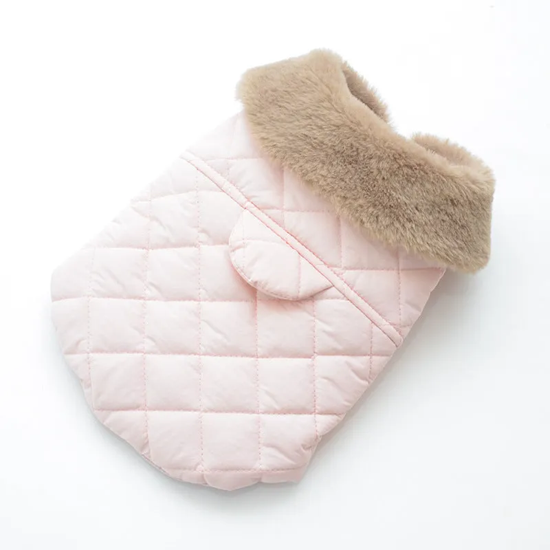Pet Clothes Autumn and Winter New Pet Coat Warm Winter Cotton-Padded Clothes