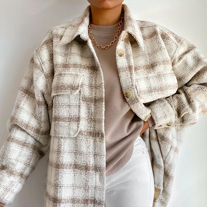 Plaid Shirt Jacket