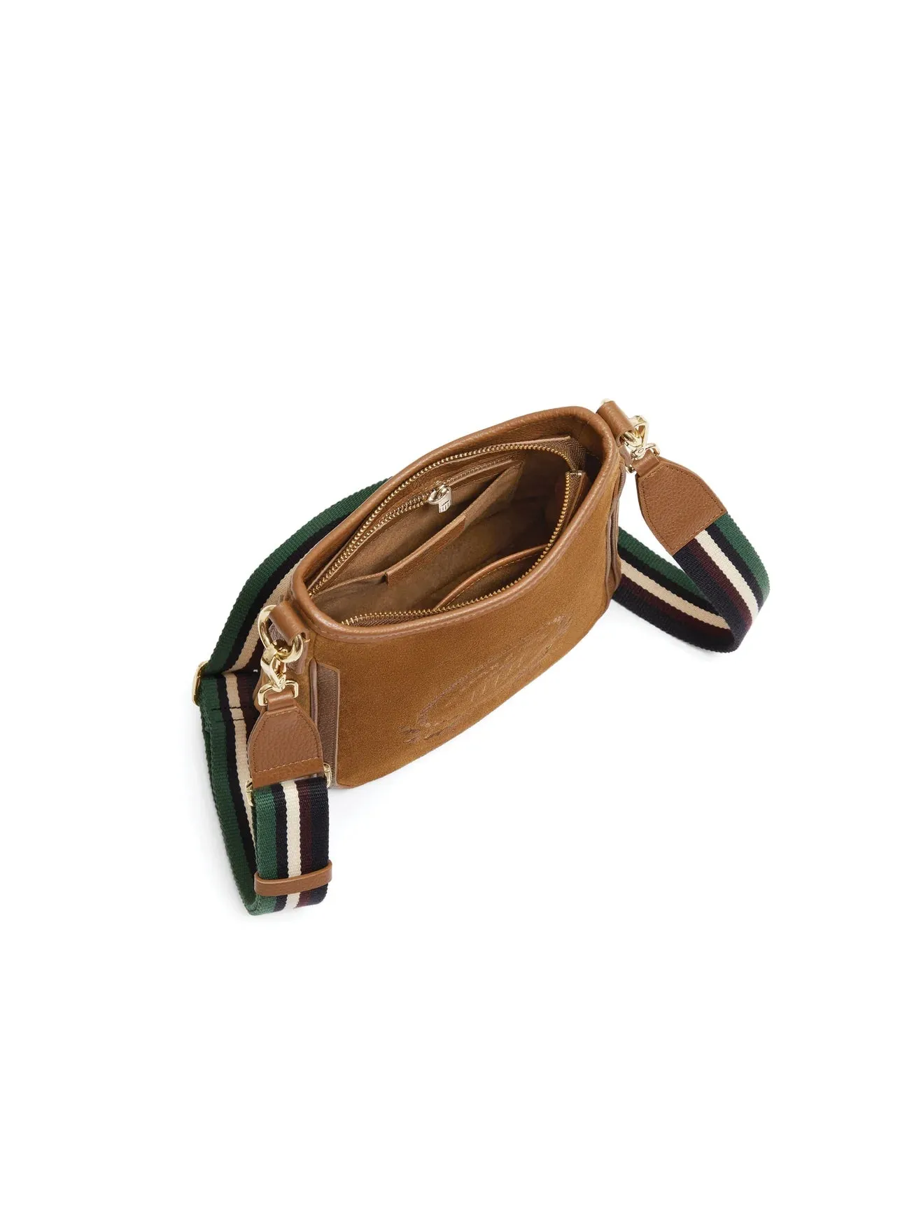 Richmond Messenger Bag - Tan Suede