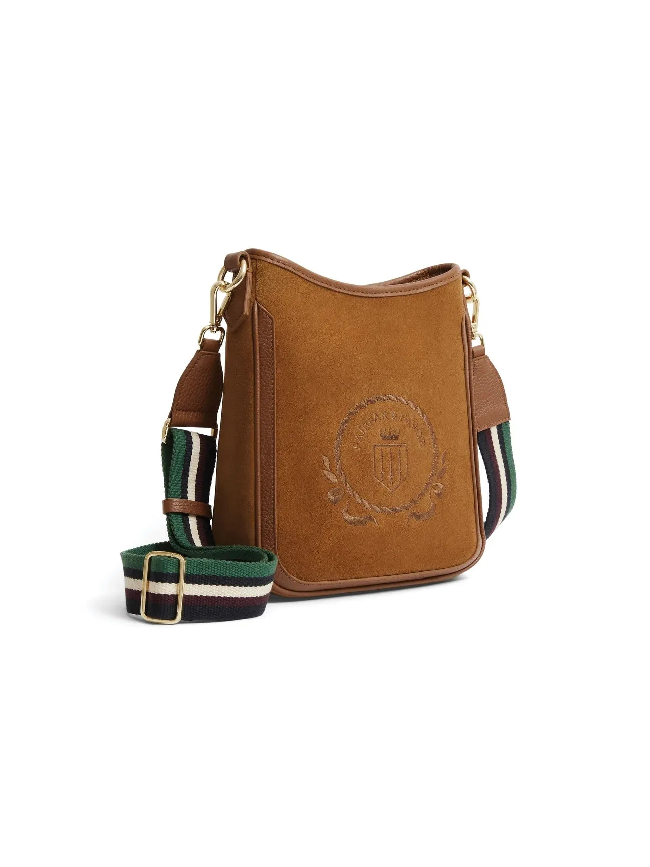 Richmond Messenger Bag - Tan Suede