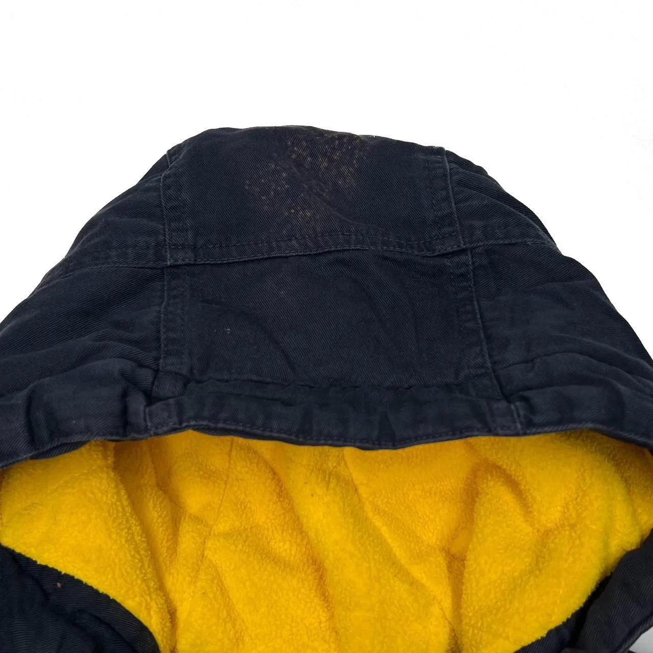 Vintage TOMMY HILFIGER JEANS Mini Logo Fleece Lined Hooded Canvas Jacket